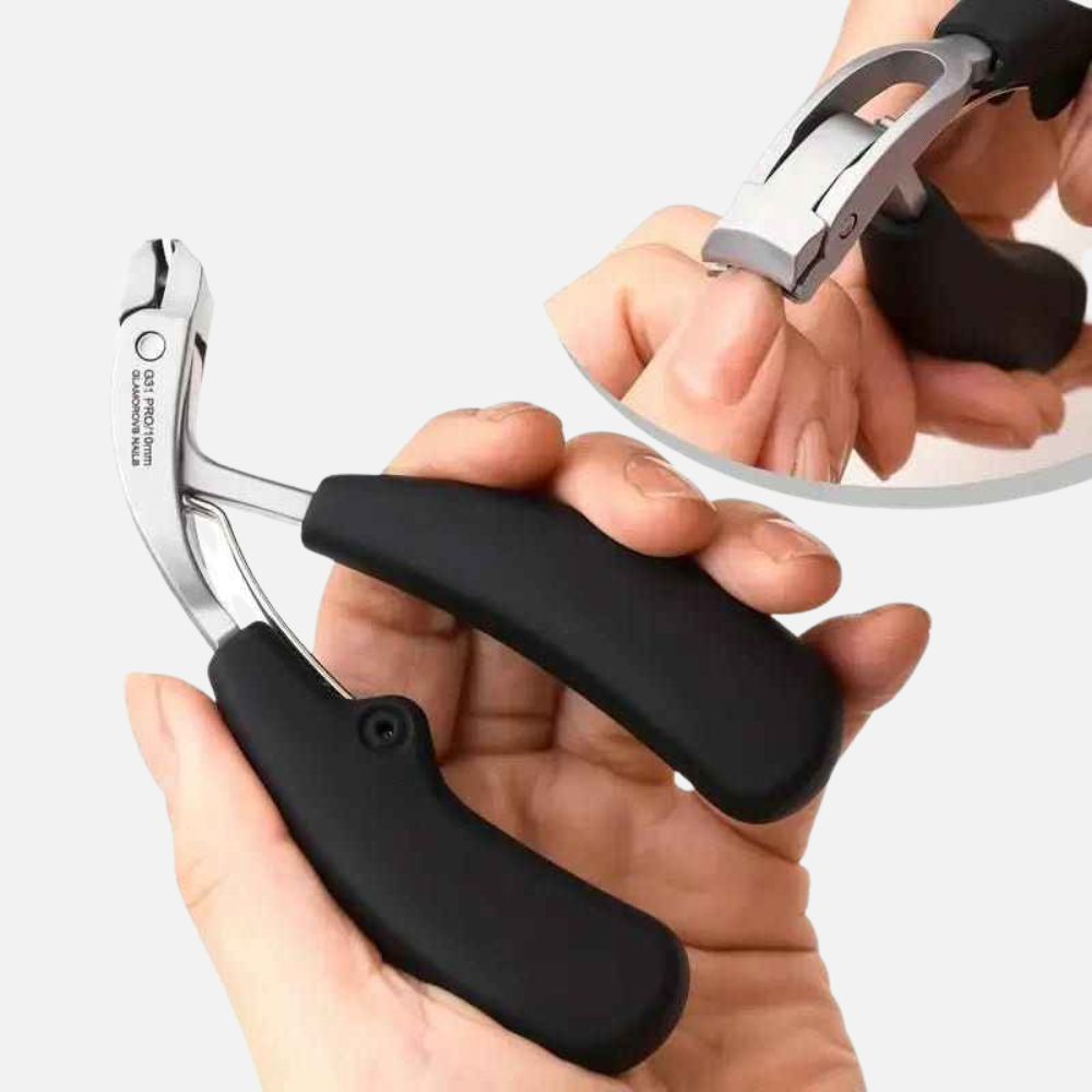 Premium Steel Wide-Jaw Nail Clipper for Men