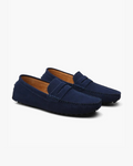 Veloro Men's Suede Penny Driving Loafers