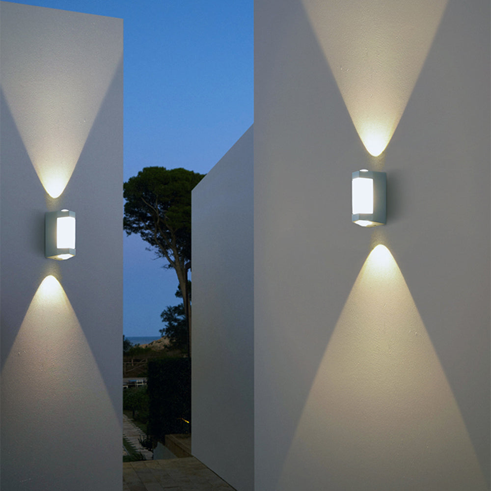 DuoRay Applique Murale Extérieure LED Double Faisceau