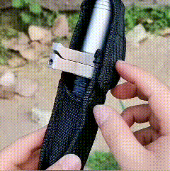 Spring-Deploy Compact Support Stick for Hiking and Urban Use