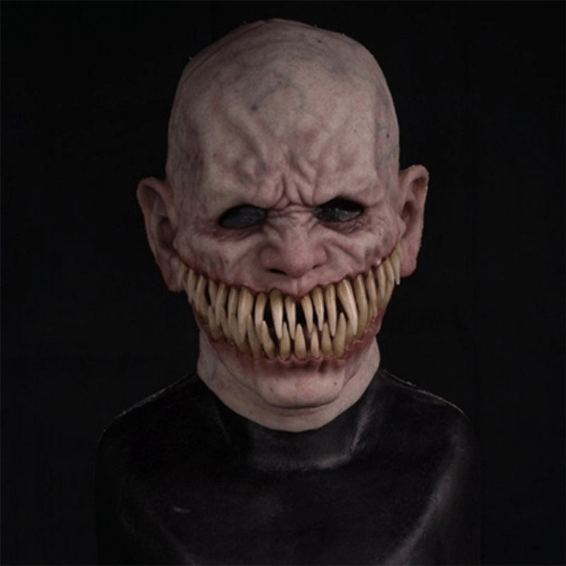 Premium Realistic Latex Transformation Mask with Detailed Beard