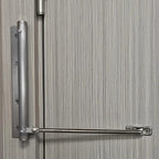 QuietLatch Adjustable Automatic Door Closer | Stainless Steel Soft Close Mechanism