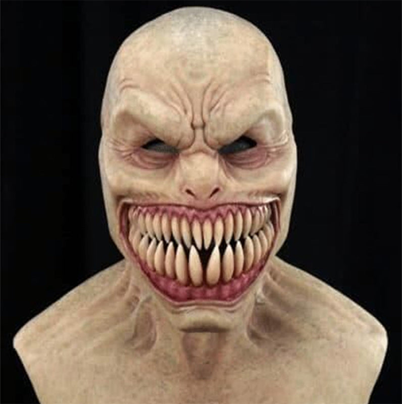 Premium Realistic Latex Transformation Mask with Detailed Beard