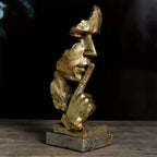 SerenaArt Abstract Decorative Sculpture Face