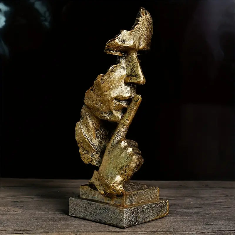 SerenaArt Sculpture Décorative Abstraite Visage