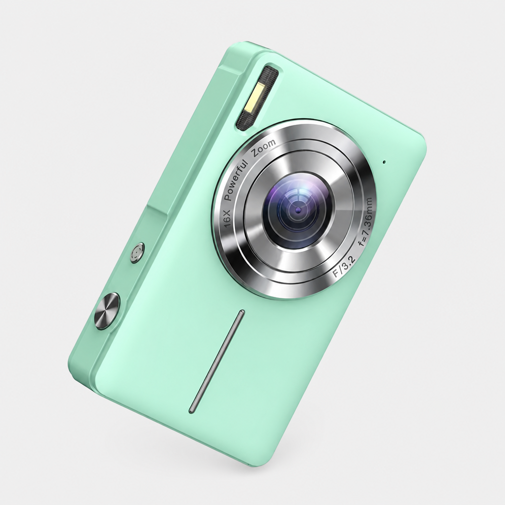 Retro Digital Compact Camera – Vintage-Style Photography for Everyday Use