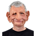 Premium Realistic Latex Transformation Mask with Detailed Beard