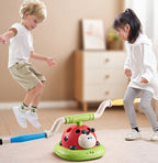 Convertible Ladybug Active Play Station with Skipping Rope, Ring Toss and Stomp Rocket