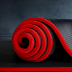 Premium High-Density Cushioned Yoga Mat – 0.4" NBR Foam Non-Slip Exercise Mat