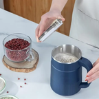 PowerGrind Stainless Steel Grain Mill - Electric Powder Grinder for Coffee, Spices & Seeds