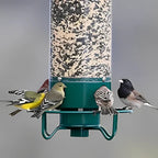 Weight-Activated Rotating Perch Bird Feeder for Gardens