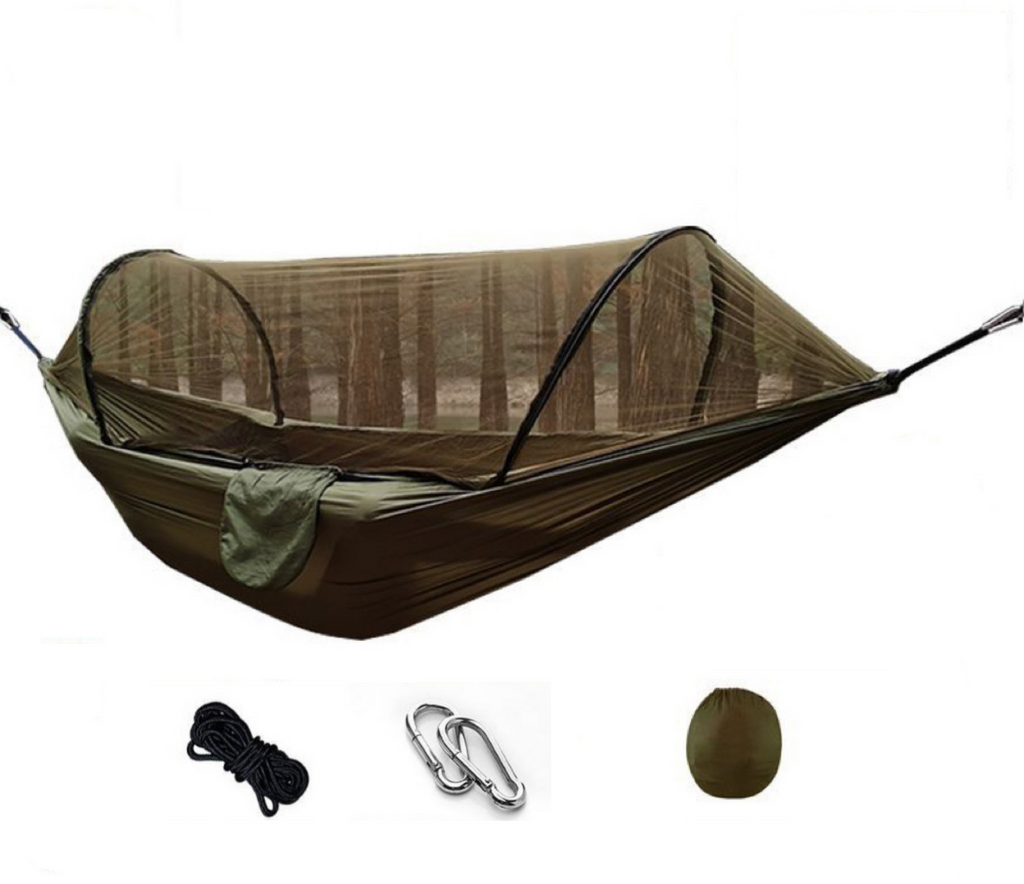 SkyRest Camping Hammock | Lightweight Hammock with Mosquito Net & Rain Tarp
