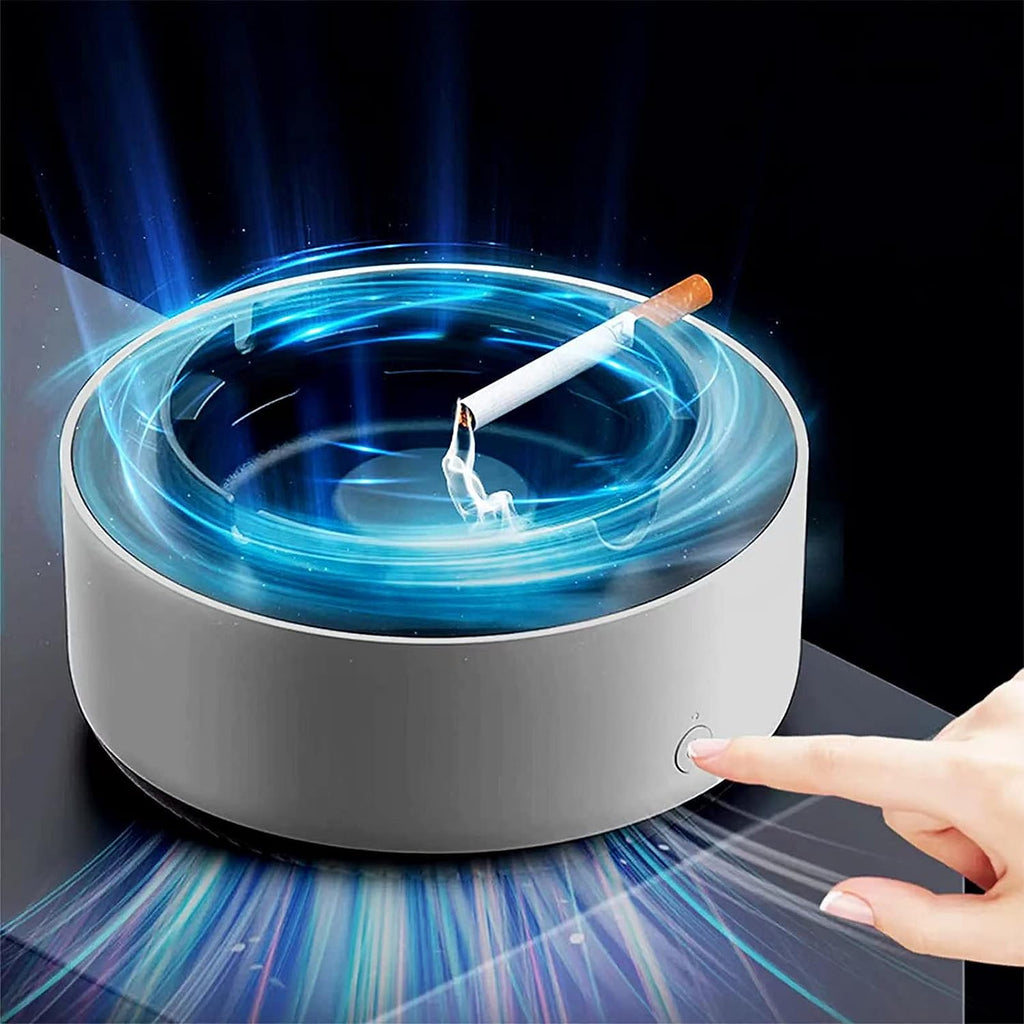 PureAura Smoke Filter Ashtray with Air Purification for Indoor Spaces