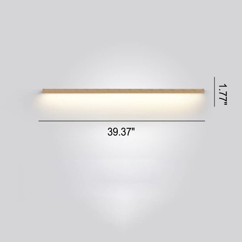 Dimmable Solid Wood LED Wall Light