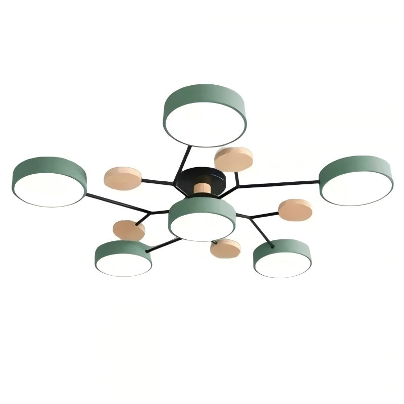 NordLume Modern LED Acrylic Ceiling Light for Living Room and Bedroom