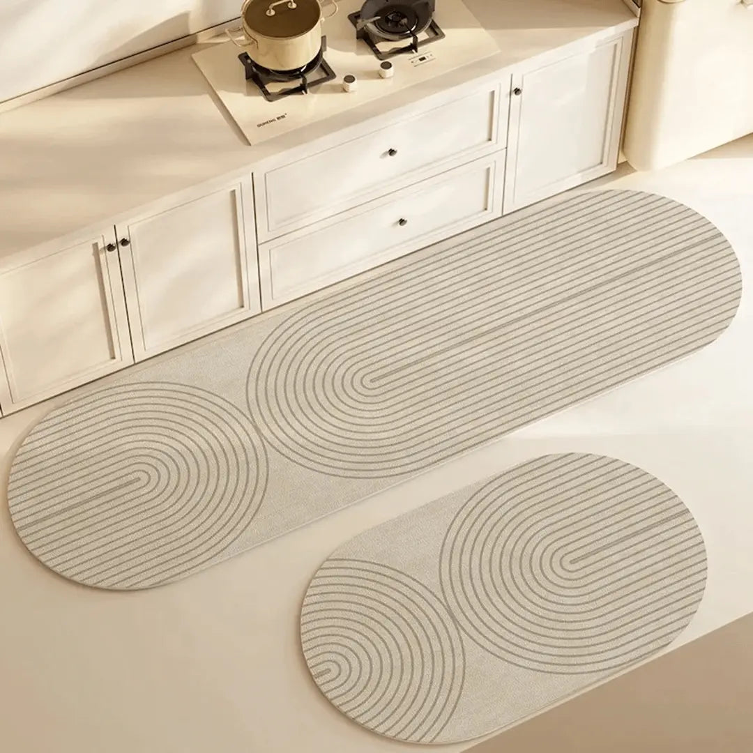 Velmora Tapis de Cuisine Absorbant Antidérapant Moderne