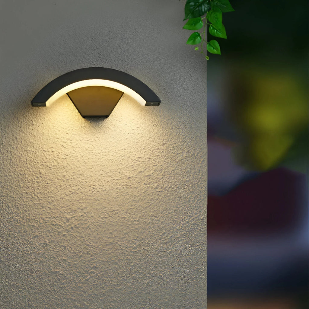 GlowSense LED Outdoor Wall Light with Motion Sensor