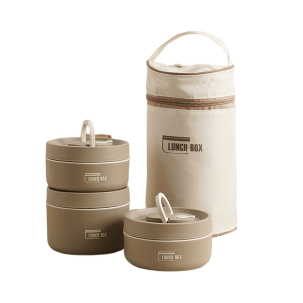 ThermalLock Stainless Steel Double-Wall Insulated Food Container with Leak-Resistant Seal