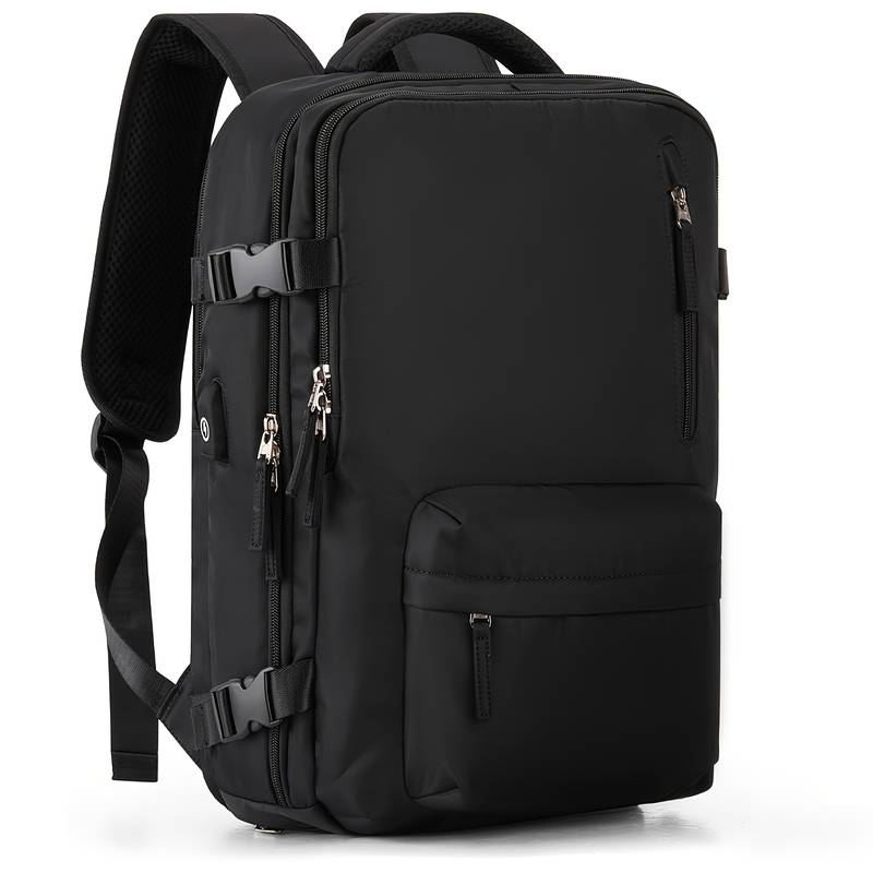 CarryFlex Water-Resistant Backpack with Shoe Compartment and Organizer