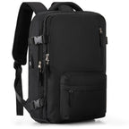 CarryFlex Water-Resistant Backpack with Shoe Compartment and Organizer