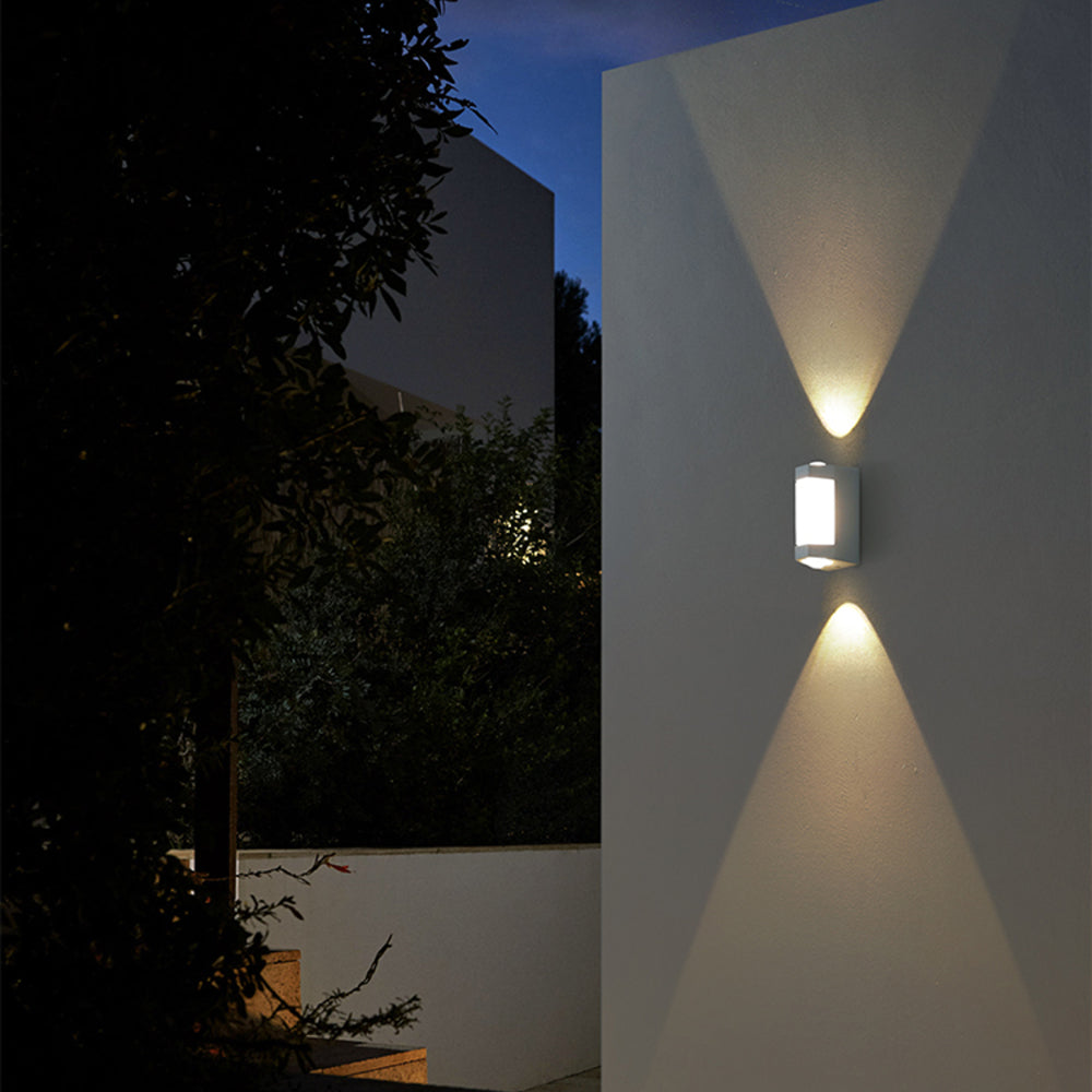 DuoRay Applique Murale Extérieure LED Double Faisceau