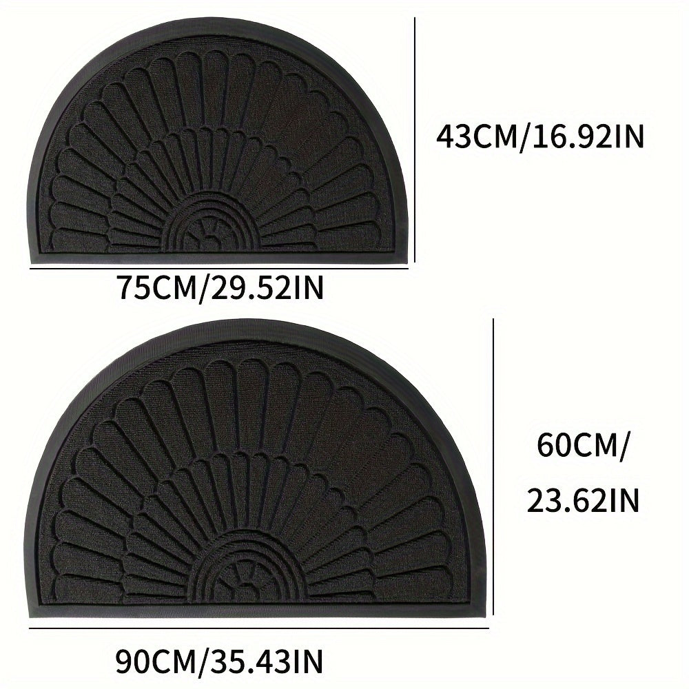 Norvex Non-Slip Half-Round Door Mat