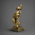 SerenaArt Abstract Decorative Face Sculpture