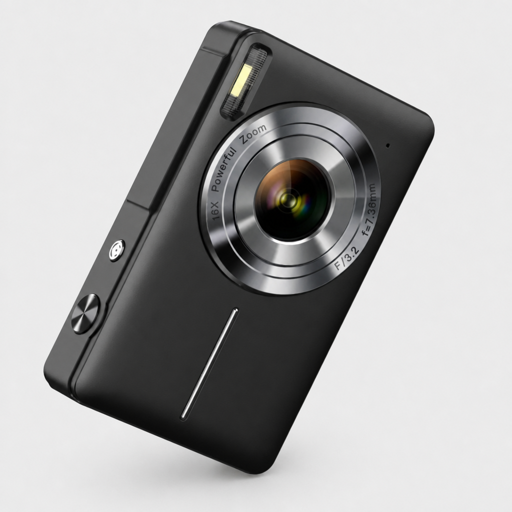 Retro Digital Compact Camera – Vintage-Style Photography for Everyday Use