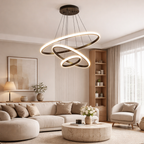 Plafonnier LED Moderne à Anneaux