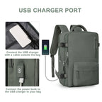 VoyaShield Waterproof Travel Backpack with USB Charging Port
