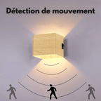 MotionLite Applique Murale Sans Fil avec Détecteur de Mouvement