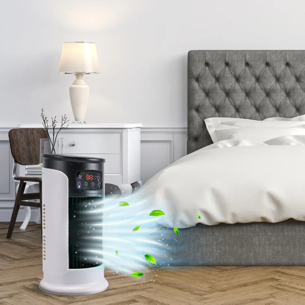 Compact Desktop Evaporative Air Cooler - 6-Speed Portable Unit