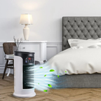 Compact Desktop Evaporative Air Cooler - 6-Speed Portable Unit