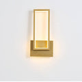AuraLume Modern Gold LED Wall Sconce
