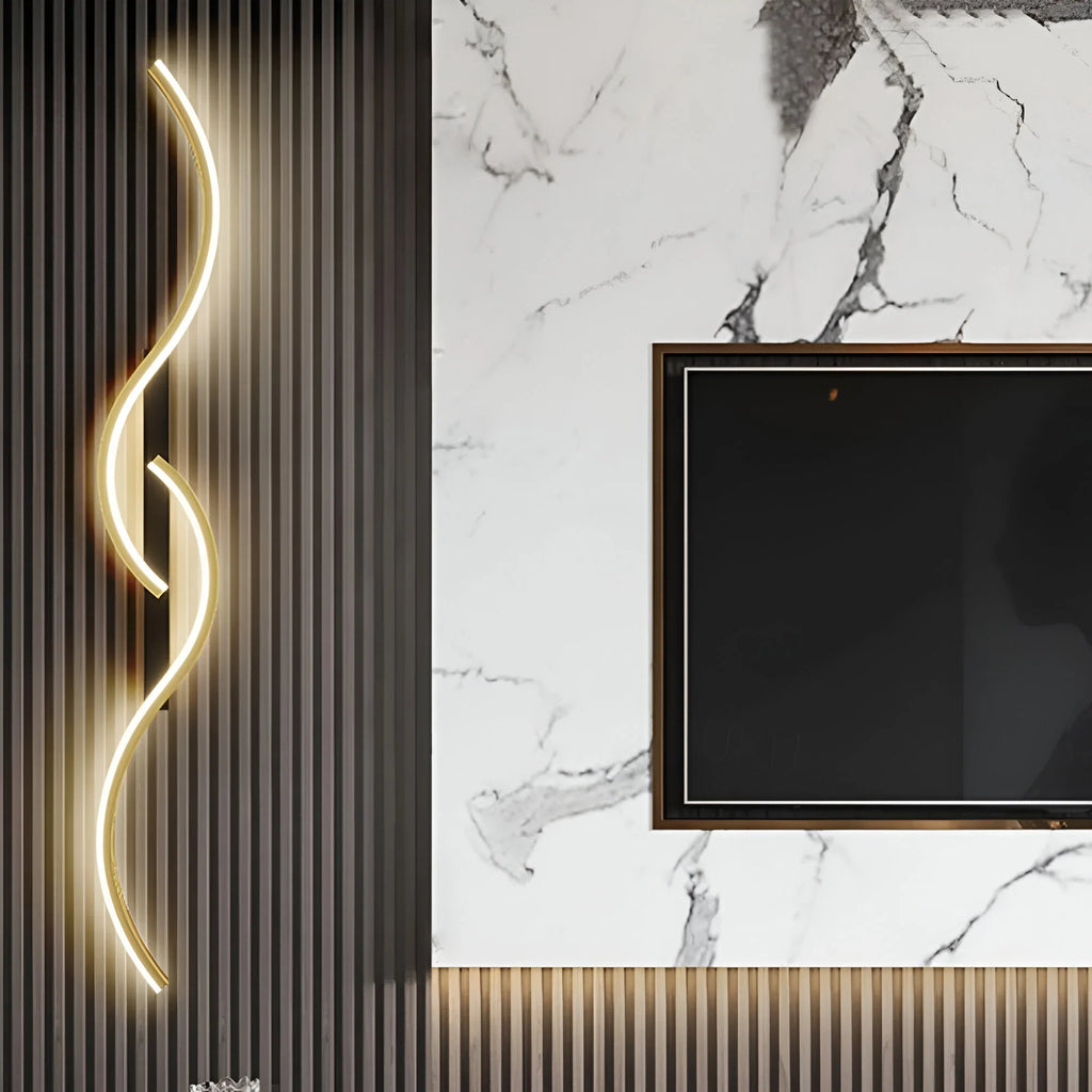 CurveGlow Modern LED Wall Light for Soft Ambient Illumination