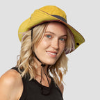 Adjustable Wide-Brim UV Protection Sun Hat with Ponytail Slot