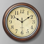 Silent Sweep Wall Clock, 12" Non-Ticking Quartz Design