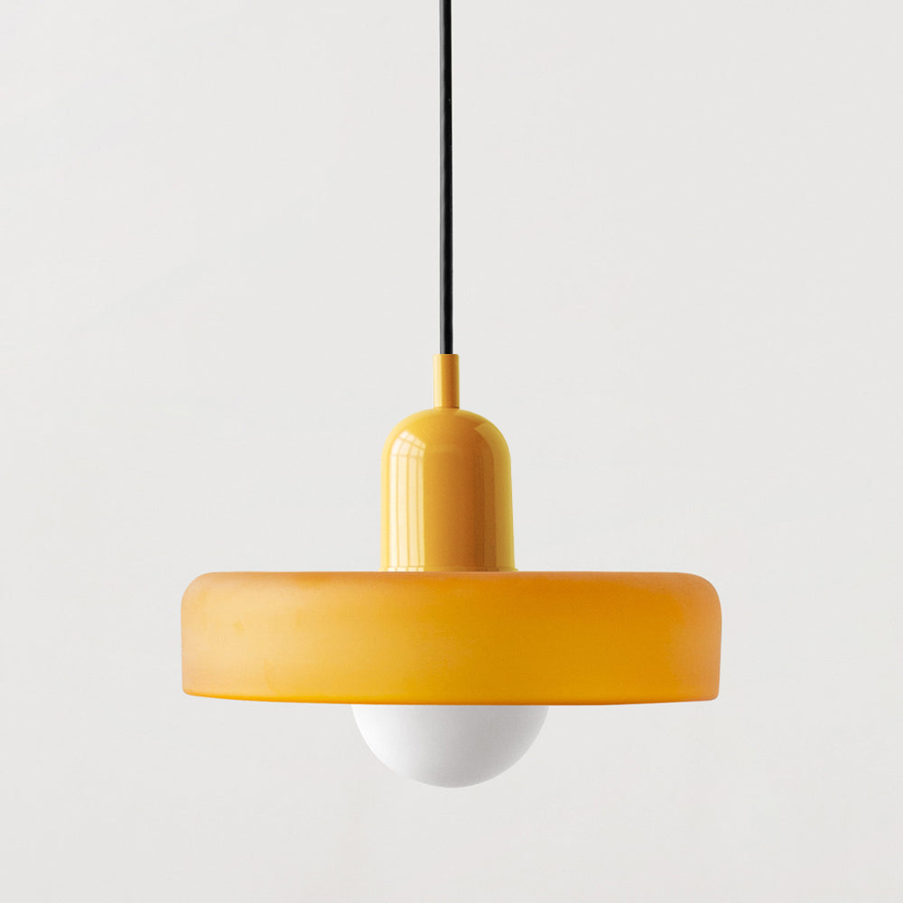Luméa Suspension Bauhaus en Verre Coloré