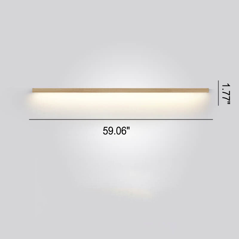 Dimmable Solid Wood LED Wall Light