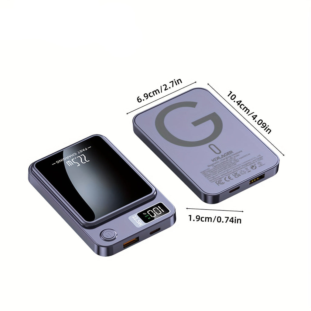 10000mAh Magnetic Wireless Power Bank 22.5W Fast Charging