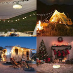 TrailGlow 4-in-1 Retractable Camping Light with 10m String Lights