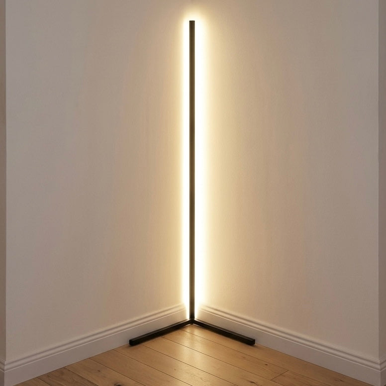 LumiSync RGB LED Dimmable Corner Floor Lamp with Remote