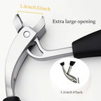 Premium Steel Wide-Jaw Nail Clipper for Men