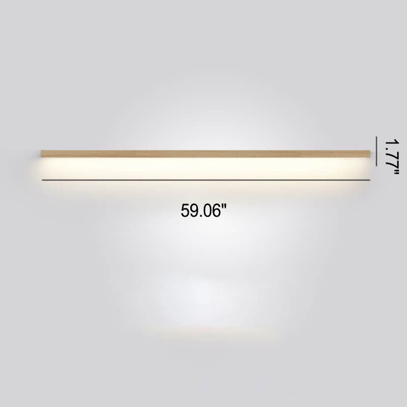 Dimmable Solid Wood LED Wall Light