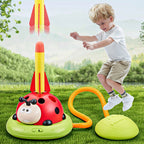 Convertible Ladybug Active Play Station with Skipping Rope, Ring Toss and Stomp Rocket
