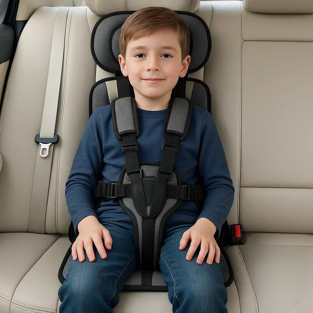 TravelNest Foldable Child Travel Seat with Adjustable Straps