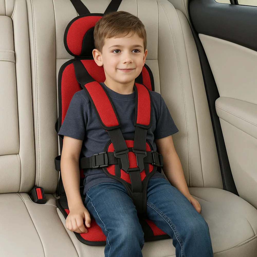 TravelNest Foldable Child Travel Seat with Adjustable Straps