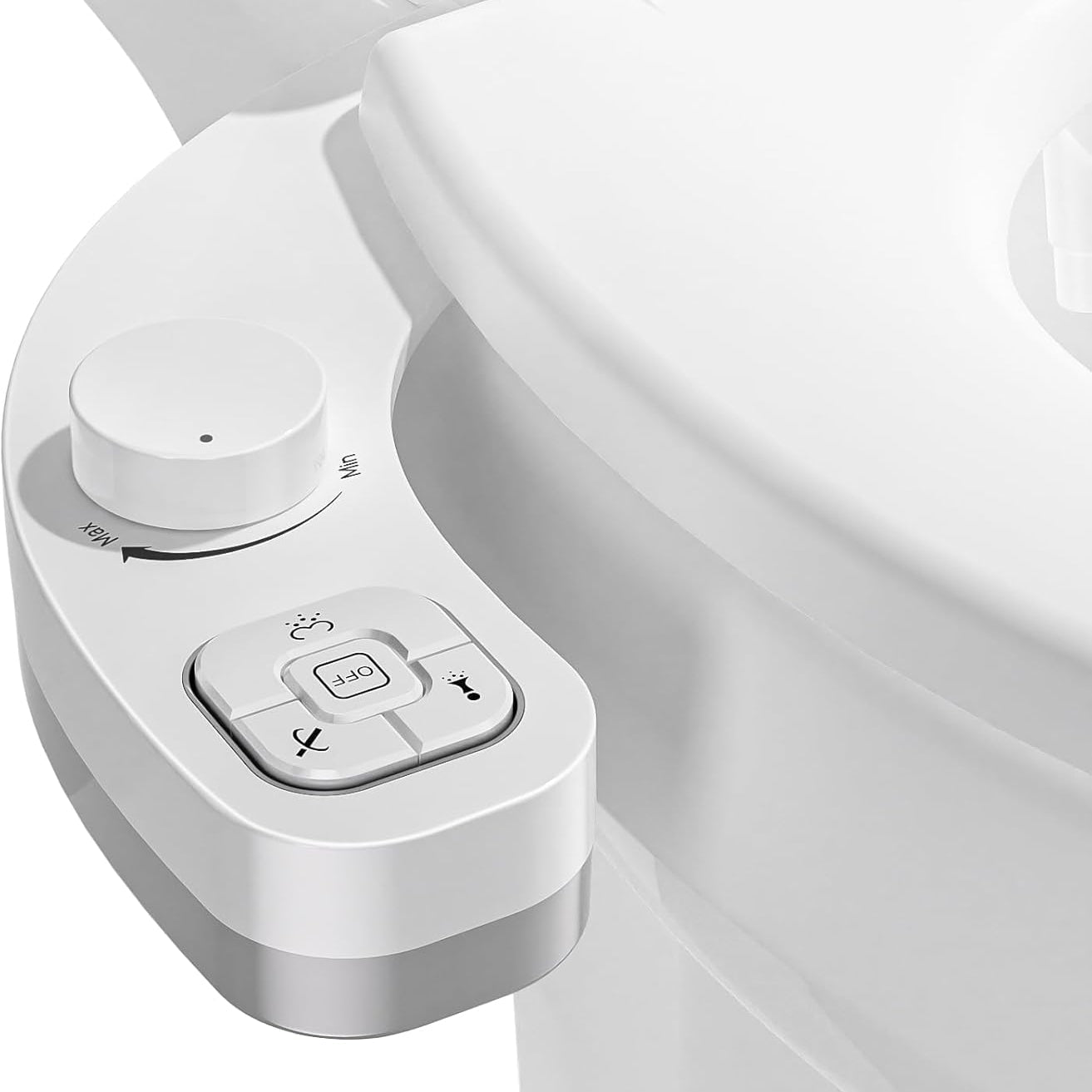 Dual Mode Toilet Bidet Seat Attachment with Adjustable Water Pressure