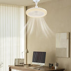 AeroGlow LED Ceiling Fan Light with Remote Control for Indoor Rooms
