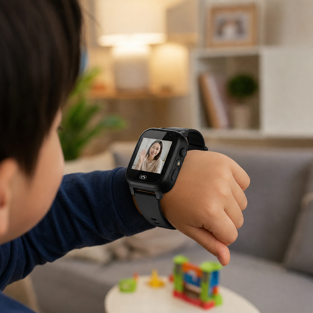 Kids' GPS Smartwatch with Live Tracking and Video Calling – 4G Enabled